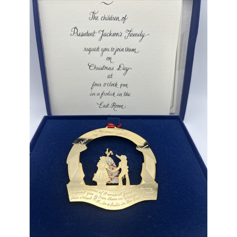 Christmas 1988 The White House Historical Association Ornament
